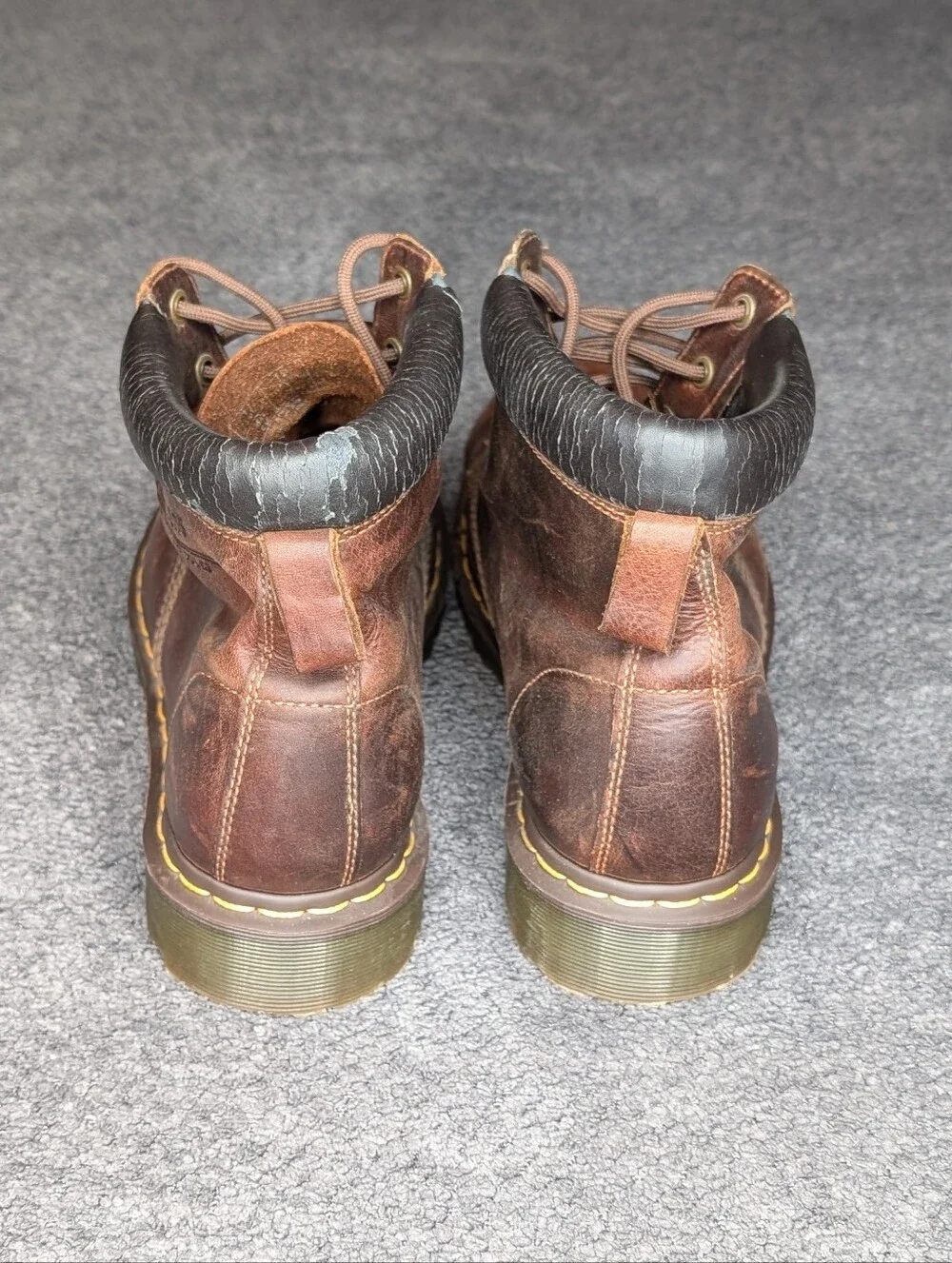 Dr. Martens 939 Ben Boot Brown Crazy Horse Leather Hiker Boots Men's 12